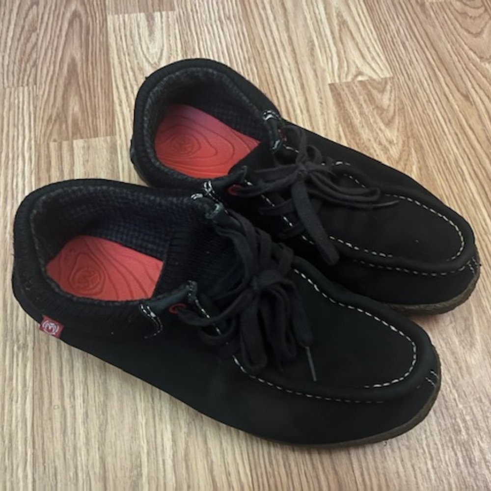 Ocean Minded Dune Rider Suede Black Lace Up Chukka Casual Sneakers Mens Size 9